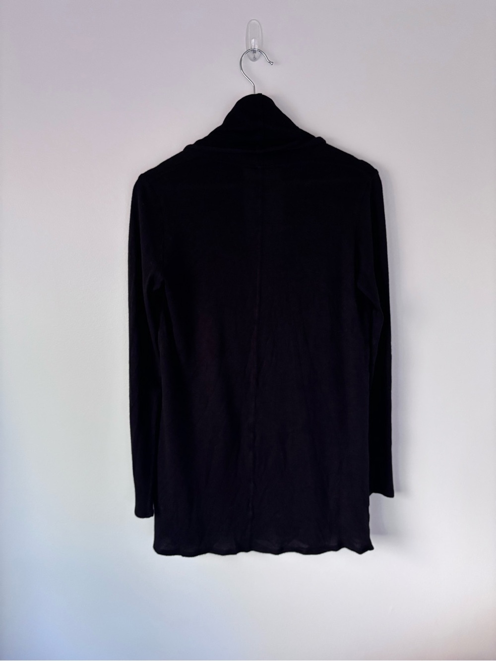 The Row Knightsbridge Quiet Luxury Open Front Cardigan in Black (Size Large) - Picture 8 of 10